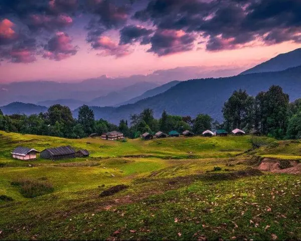 Chopta, Uttarakhand The Mini Switzerland of India with landscapes with huts 