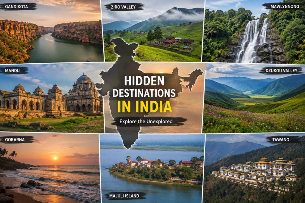 Hidden Destinations in India: 10 Underrated Places 