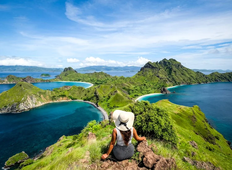 mountain view with sea